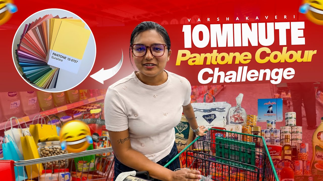 🎨 10 МИНУТ. ПО ОДНОЙ КАРТОЧКЕ PANTONE ЗА РАЗ. СМОЖЕМ ЛИ МЫ ПОДОБРАТЬ ИХ ВСЕ #varshakaveri #цветов...