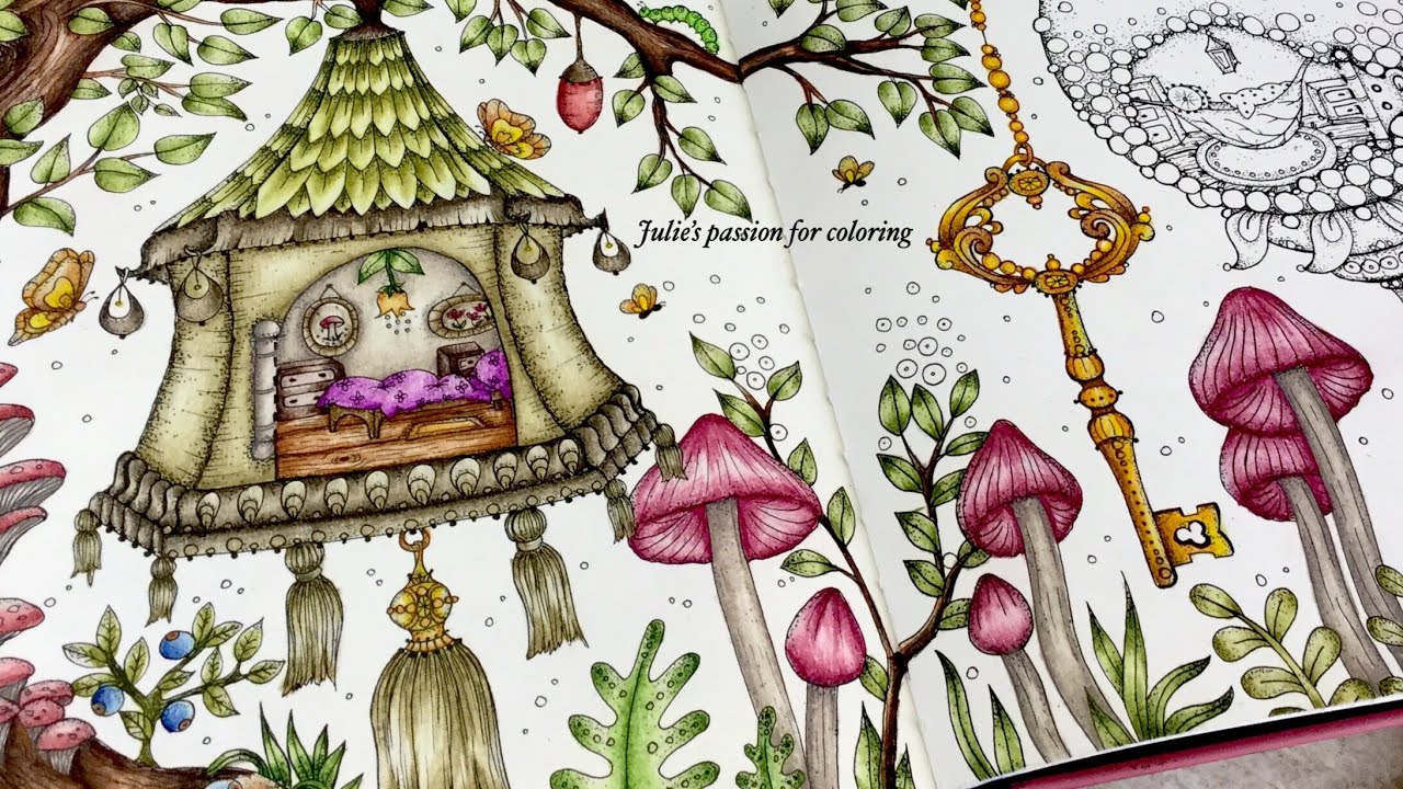 MAGICAL DELIGHTS by Klara Markova - PART 2 - prismacolor pencils - color along