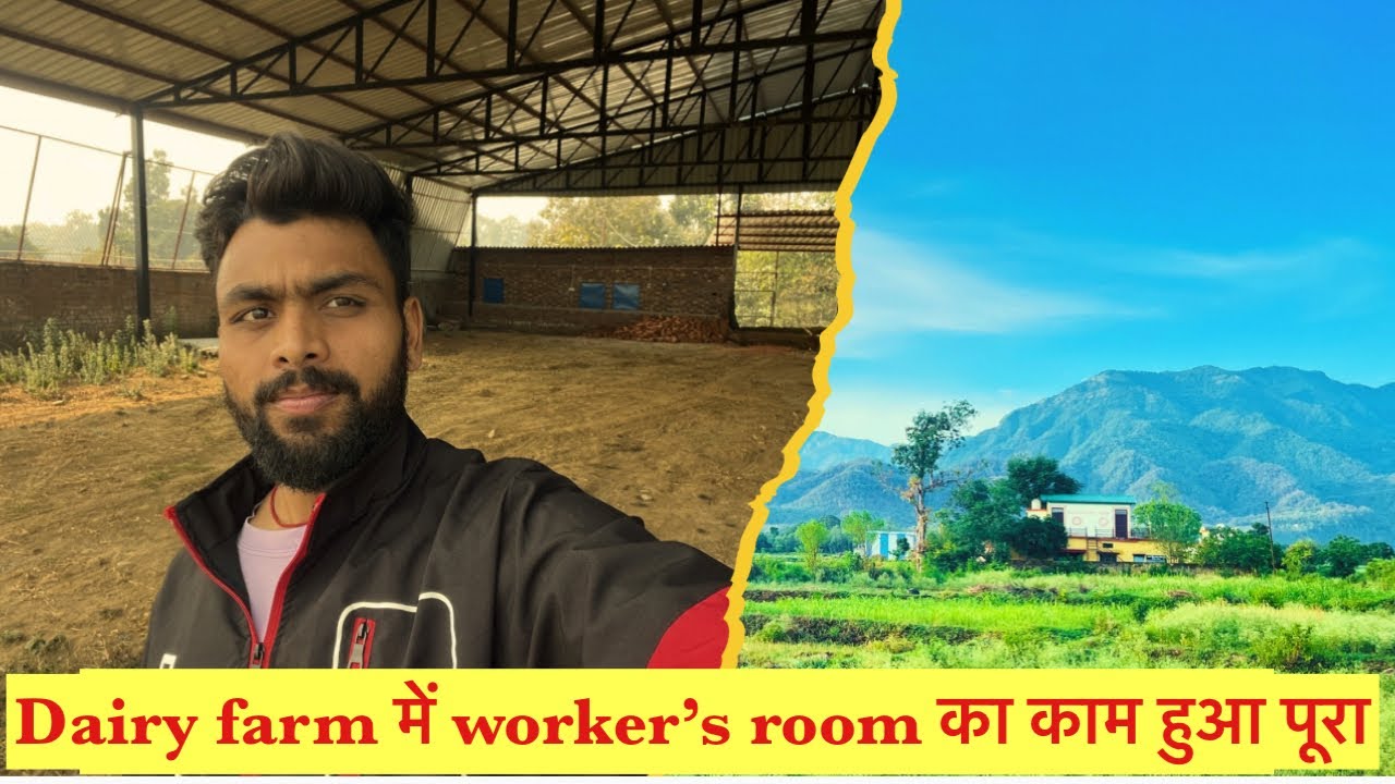 Dairy farm के लिए workar’s room हुआ तैयार || Worker’s room for the dairy farm is ready || hfcow 