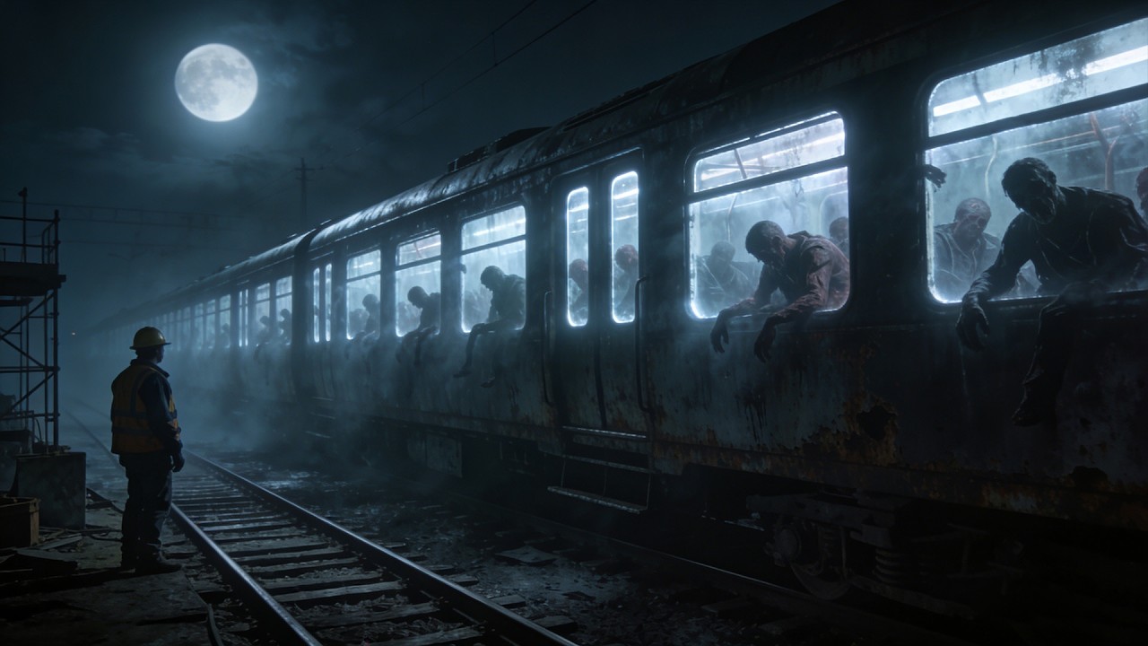 Death Train! Construction Worker Encounters a Ghost Train at Midnight, Passengers Die Mysteriously