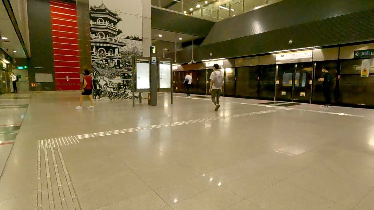 Singapore MRT ride from Haw Par Villa to Labrador Park train station
