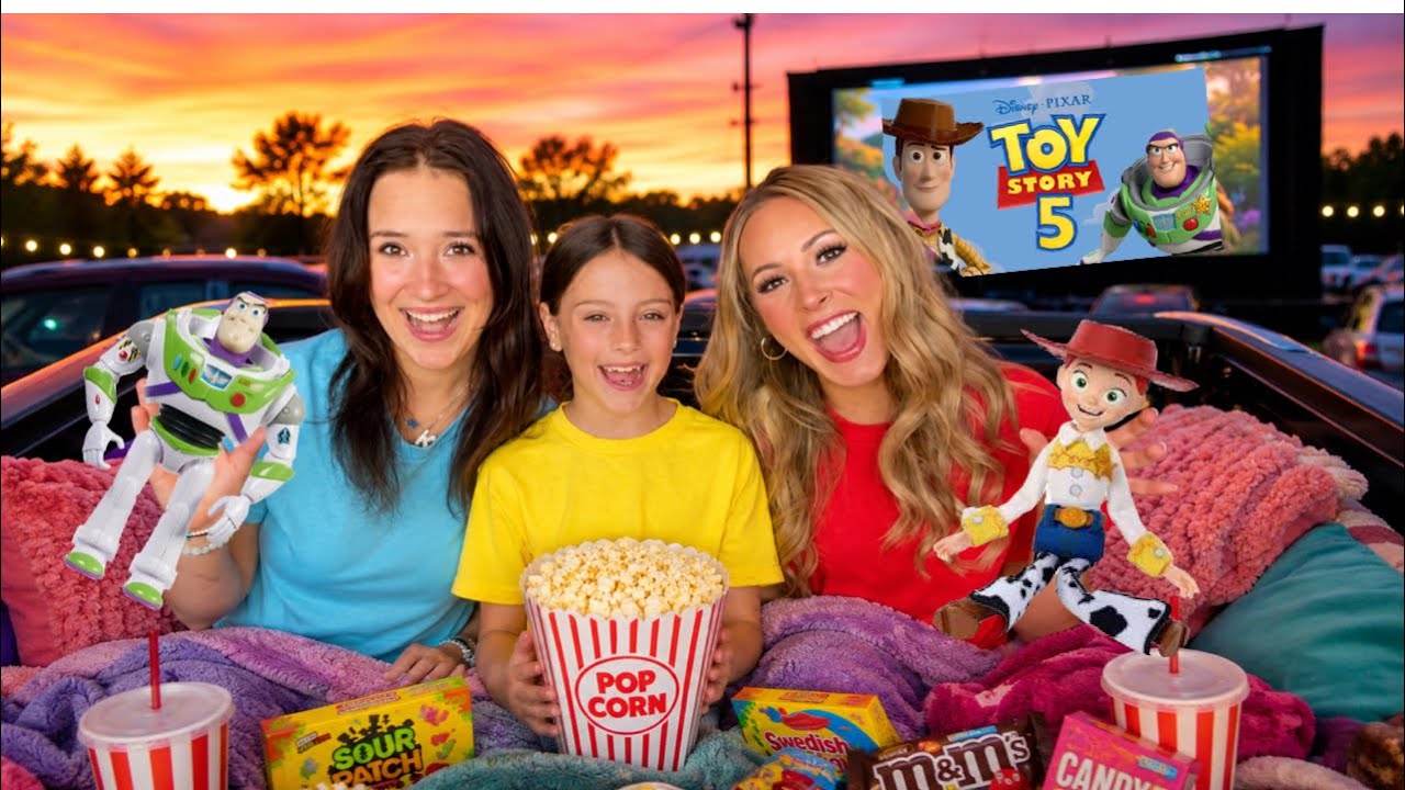 COME SEE TOY STORY 5 WITH US 🍿🧸😱 #vlog #toystory #movie #happy #trending #popular #summer #bff 