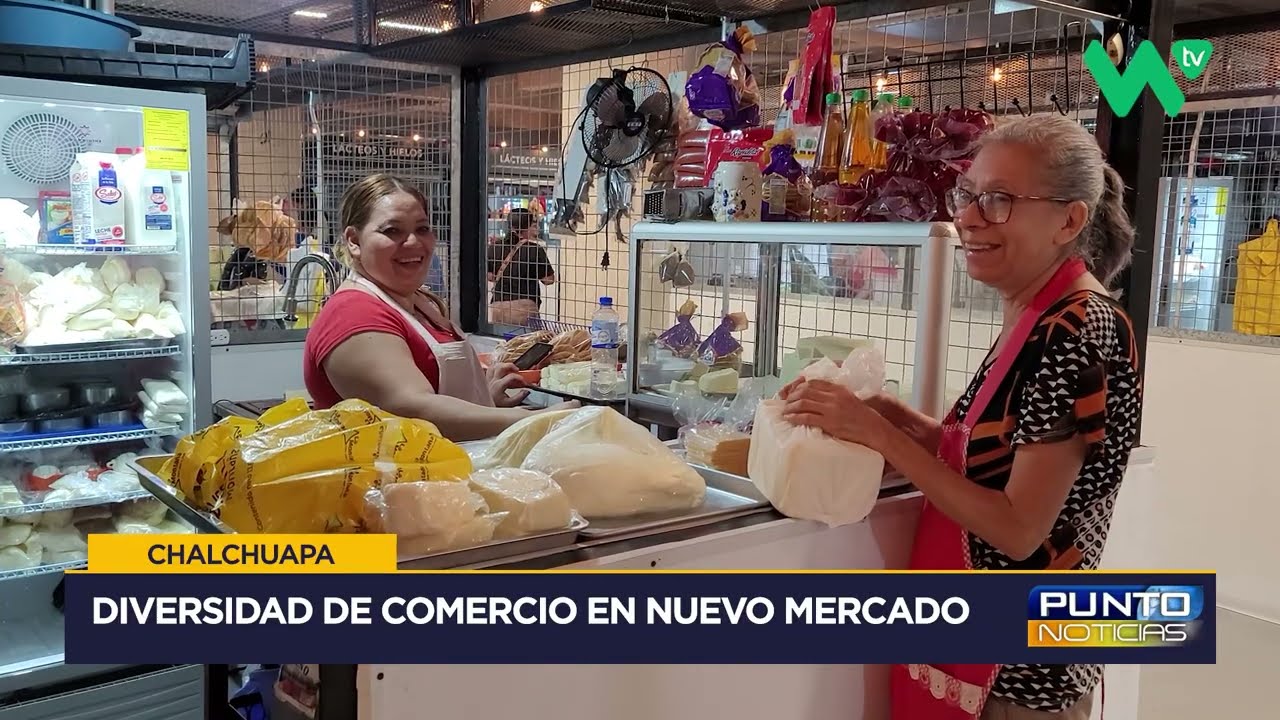 Chalchuapa - Diversidad de comercio en nuevo mercado