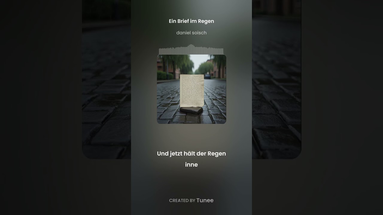 Ein Brief im Regen 