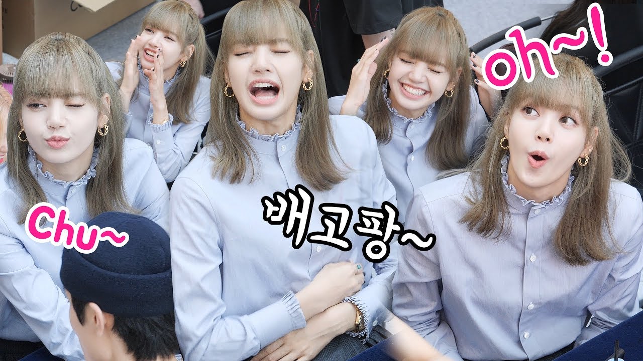 리사 팬인사 하이라이트 cute Lisa gesture highlight : 블랙핑크 팬사인회 BLACKPINK fansign event : 영등포 타임스퀘어 190630