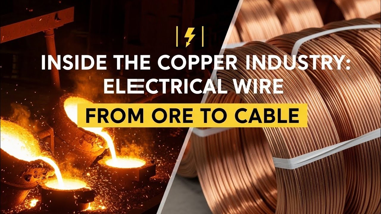 Inside the Copper Industry: Electrical Wire — From Ore to Cable#CableProduction#MetalProcessing