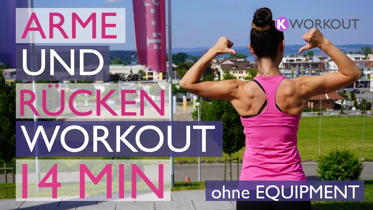 Sexy Rücken & Arme Workout - 14 min - ohne Equipment - K-WORKOUT | K-LIVE Katja Seifried