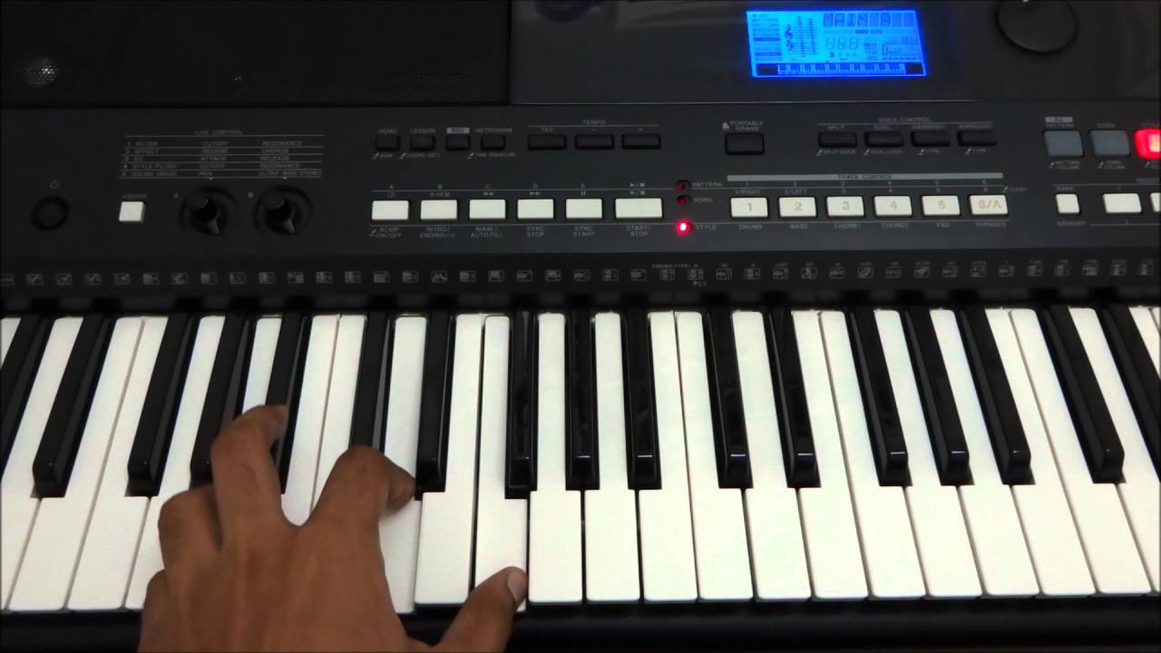 Beginners' Keyboard Tutorial - Nanmeyallam Nalkidunna (നന്മയെല്ലാം നല്കീടുന്ന) - Chord Chart FREE
