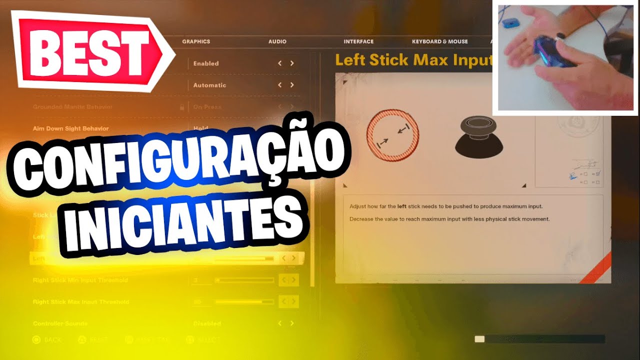 Configuração para Melhor Mira - COLD WAR beta - Recomendação  para iniciantes PS4 PRO