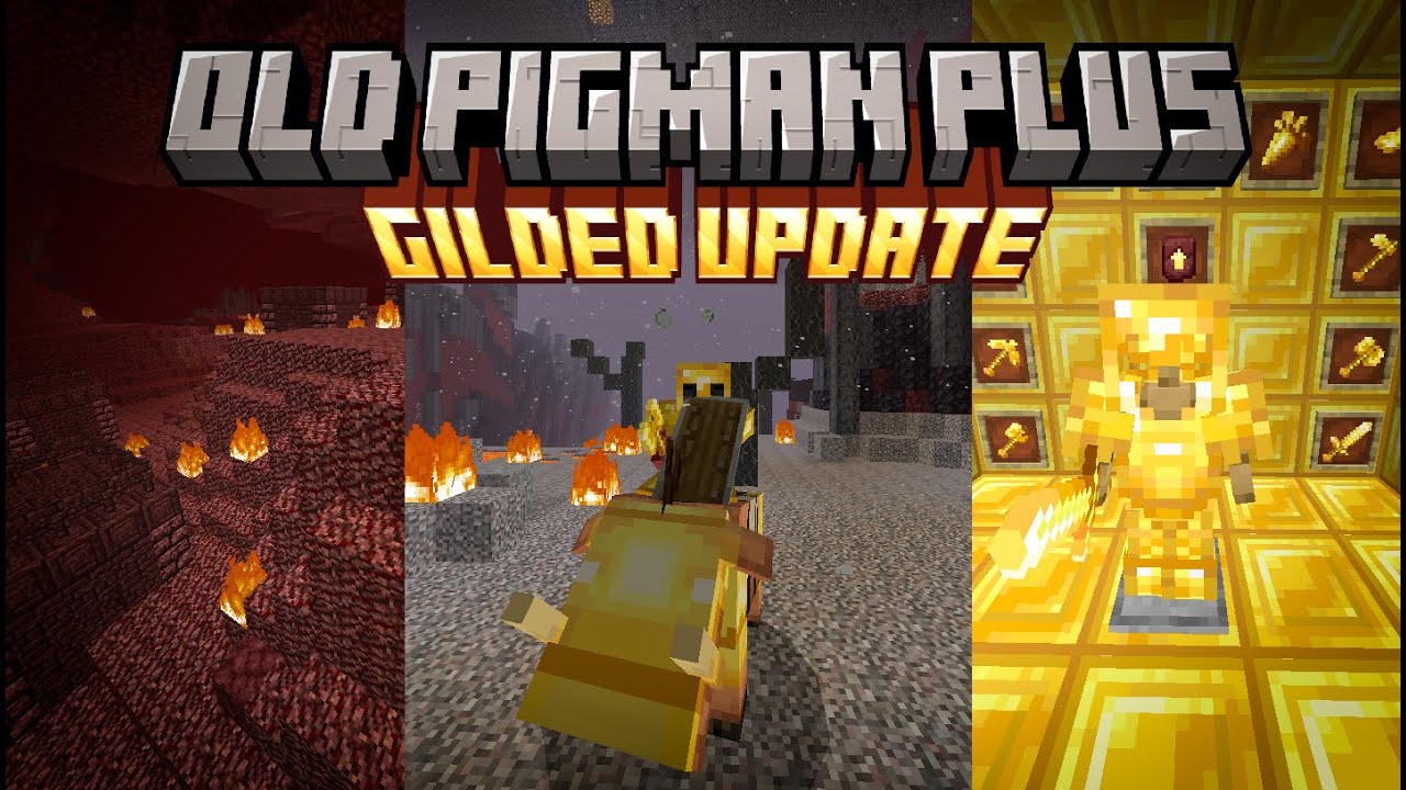 Old Pigman Plus Gilded Update Oficial Trailer (1.21+)