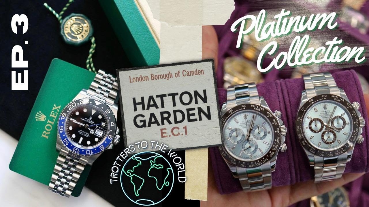Коллекция платиновых часов Rolex и поиск часов Rolex GMT Batman | Trotters 2: The World, эпизод 3