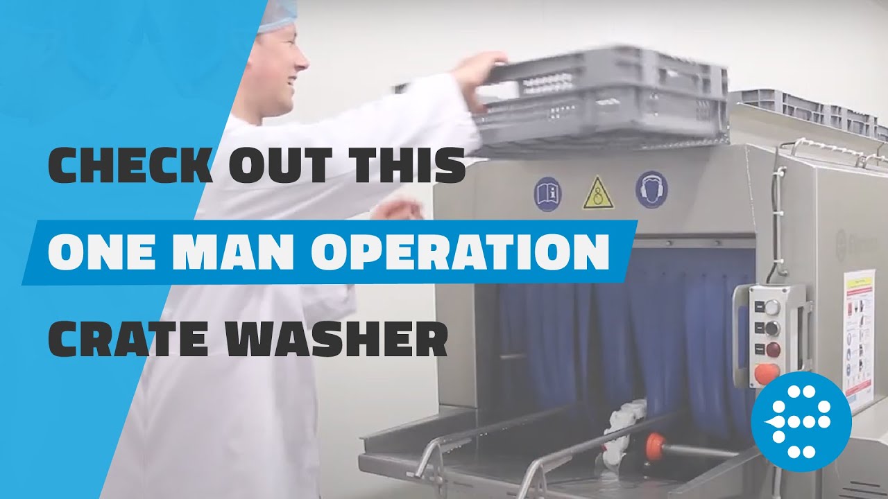 Industrial crate washer for E-crates | Elpress