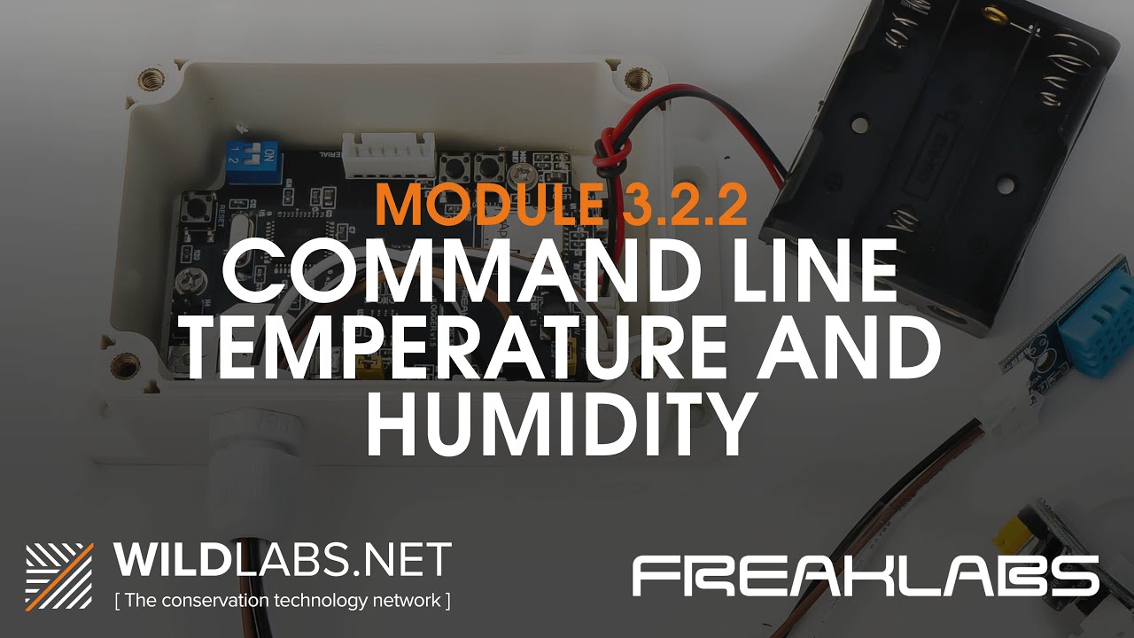 Build Your Own Data Logger: Module 3.2.2: Command Line Temperature and Humidity