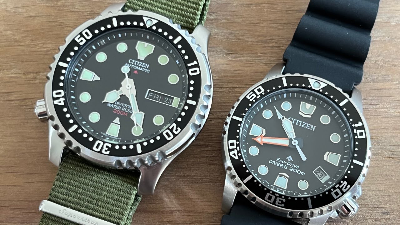 The Best & Most Affordable Citizen Dive Watches for Small Wrists: Promaster EO2020-08E & NY0040-09EE