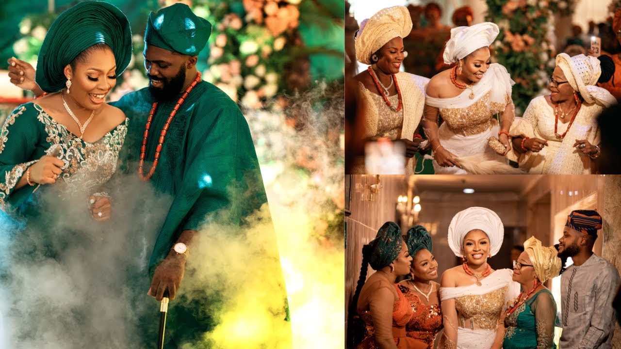 THE BEST NIGERIAN TRADITIONAL WEDDING | IGBO BRIDE MEETS YORUBA GROOM