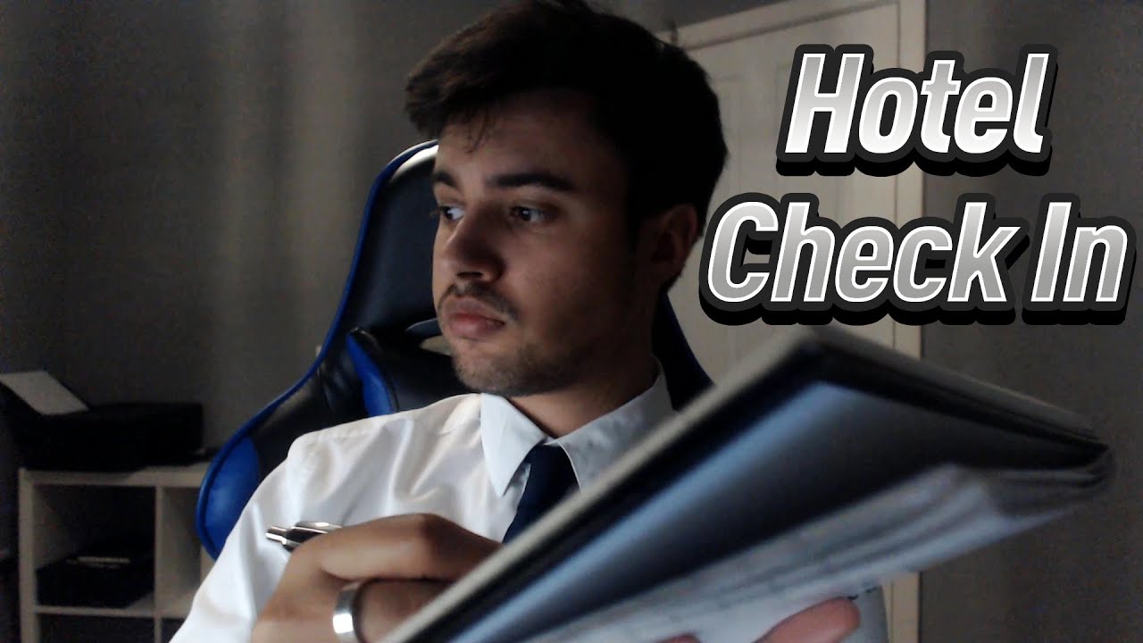 ASMR | Hotel Check In Roleplay (Keyboard, mouse clicking, writing, soft spoken, typing triggers)