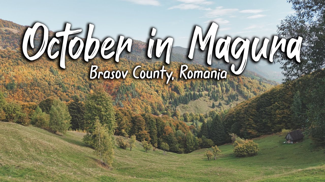 October in Măgura, Brașov County, România [4K, Drone, Aerial Film]