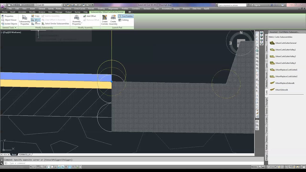 SEÇÃO TIPO - CIVIL 3D