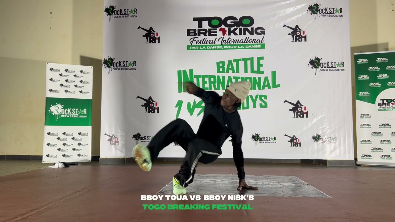 BBOY TOUA VS BBOY NISK'S  _ TOP 16 _TOGO BREAKING FESTIVAL INTERNATIONAL 4