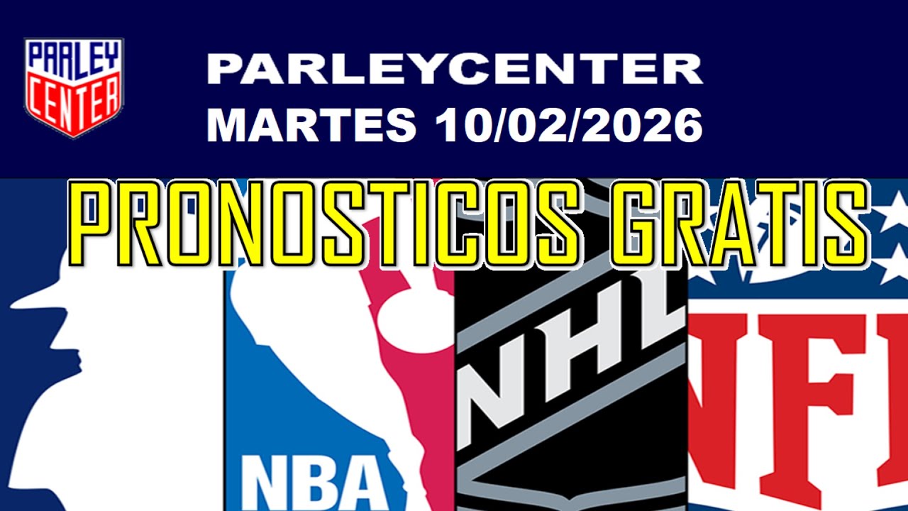 PRONOSTICOS  NFL, NHL Y NBA  PARA HOY LOGROS MARTES 10/02/2026 🔥PARLEY GRATIS🔥