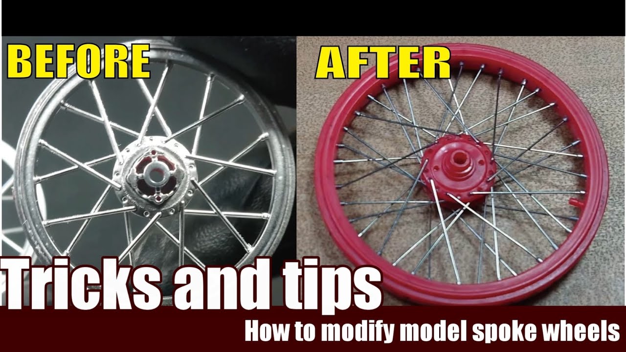 Tricks and Tips:how to modify model spoke wheels