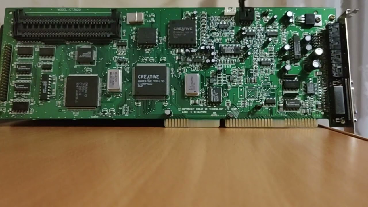 SoundBlaster AWE32 ct3990. Синтезатор расширенных эффектов для Creative AWE 32.