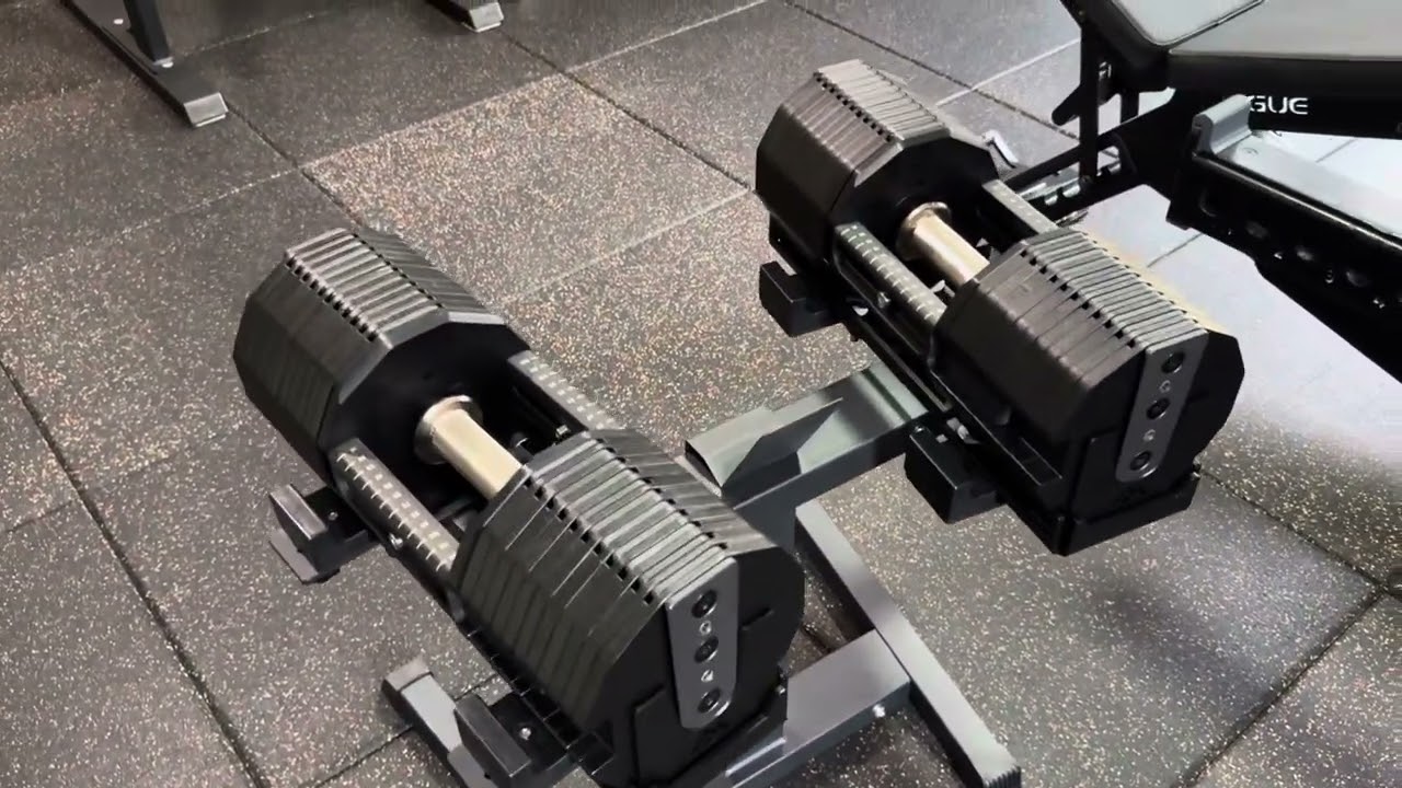 Rep Fitness Rep X Pépin Fast Series 125lb Adjustable Dumbbell Stand #repfitness #homegym #lifestyle