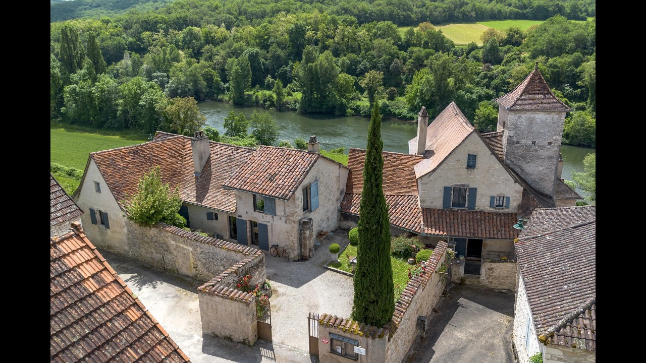 16th Century Château for sale with views of the River Lot
