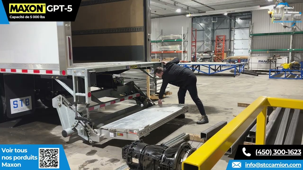 Monte-charge Maxon GPT-5 (5 000lbs) - Liftgate Maxon GPT-5 ⚙️