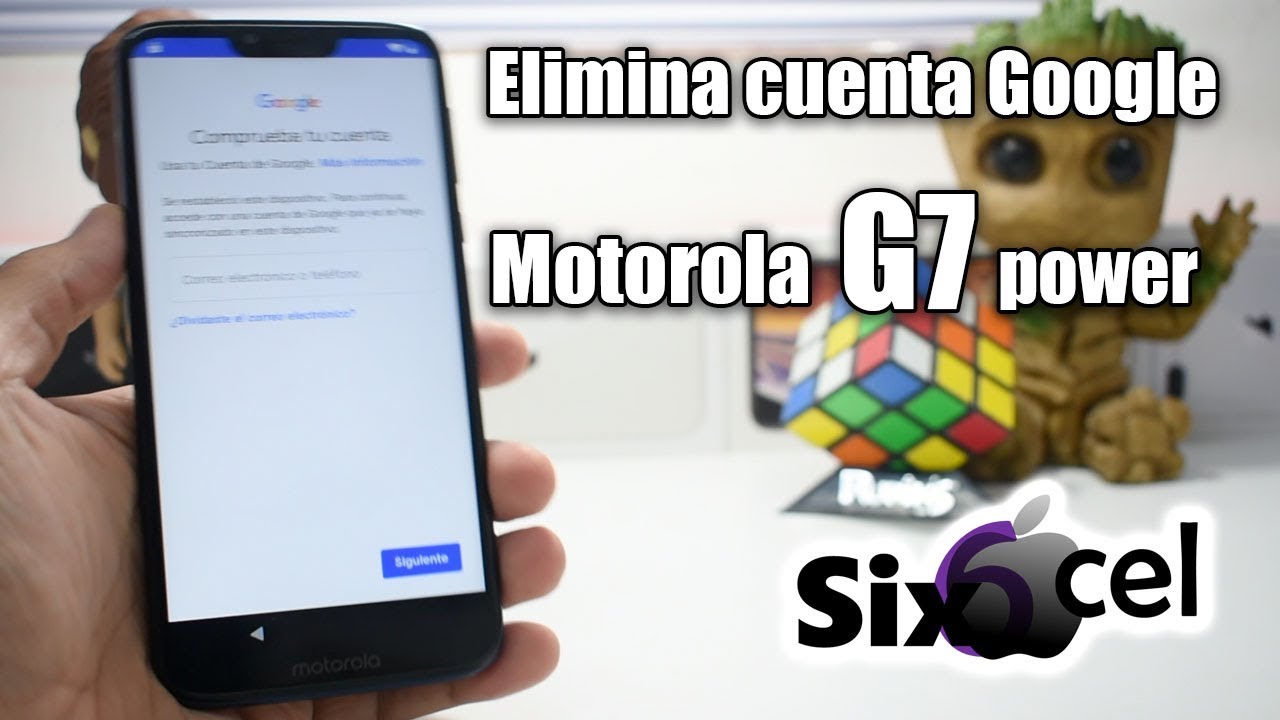 Elimina cuenta Google *Motorola G7 Power*