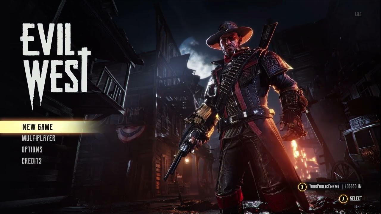 Evil West - Main Menu