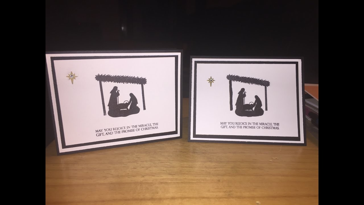 Stampin' Up! Nativity Christmas Card