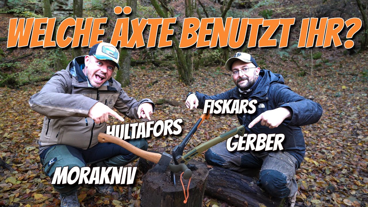 Wir präsentieren unsere Äxte - Morakniv - Hultafors - Gerber - Fiskars