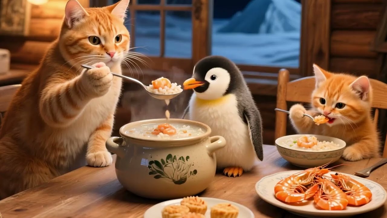 Ngày cuối tuần bên gia đình của mèo con