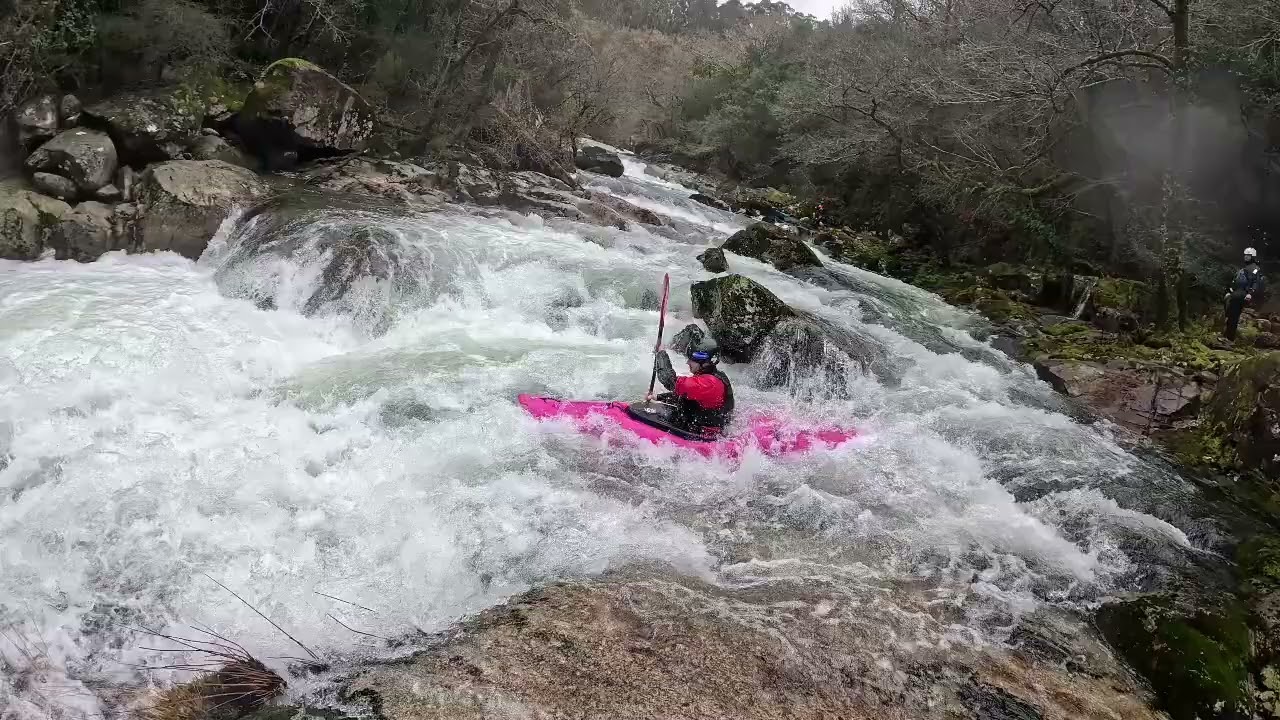 Río Teá Upper, Galicia, December 2024, whitewater kayak