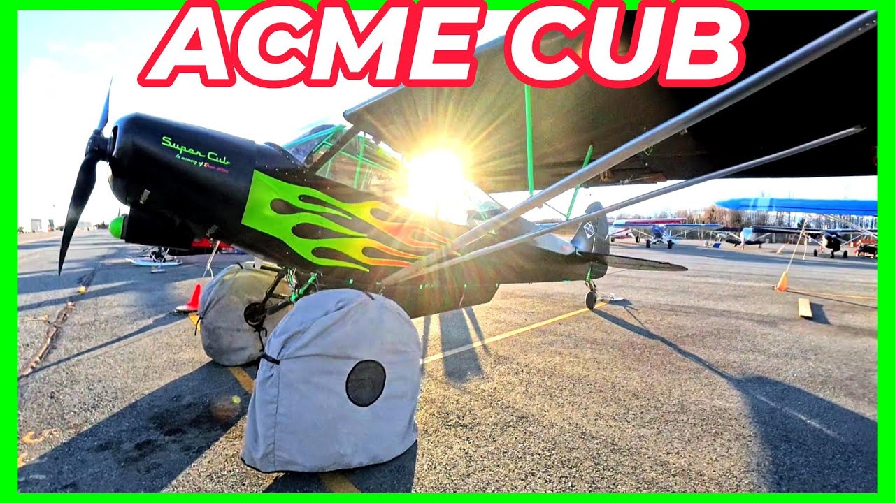ACME SUPER CUB STOL PERFORMANCE AIRCRAFT #2025 #aviation #airport #alaska #flying #aopa #bushplane