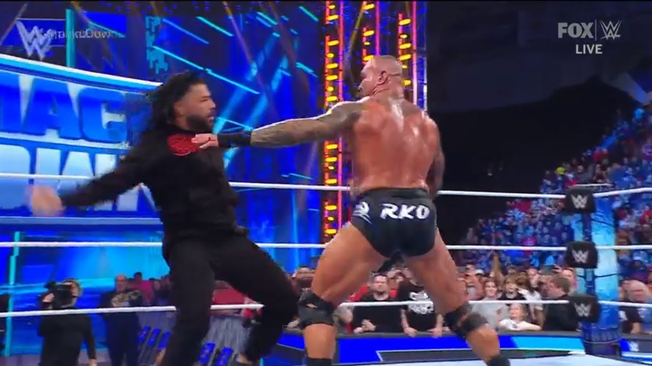 Roman Reigns attacks Randy Orton *AJ Styles Returns* - WWE SmackDown 12/15/2023