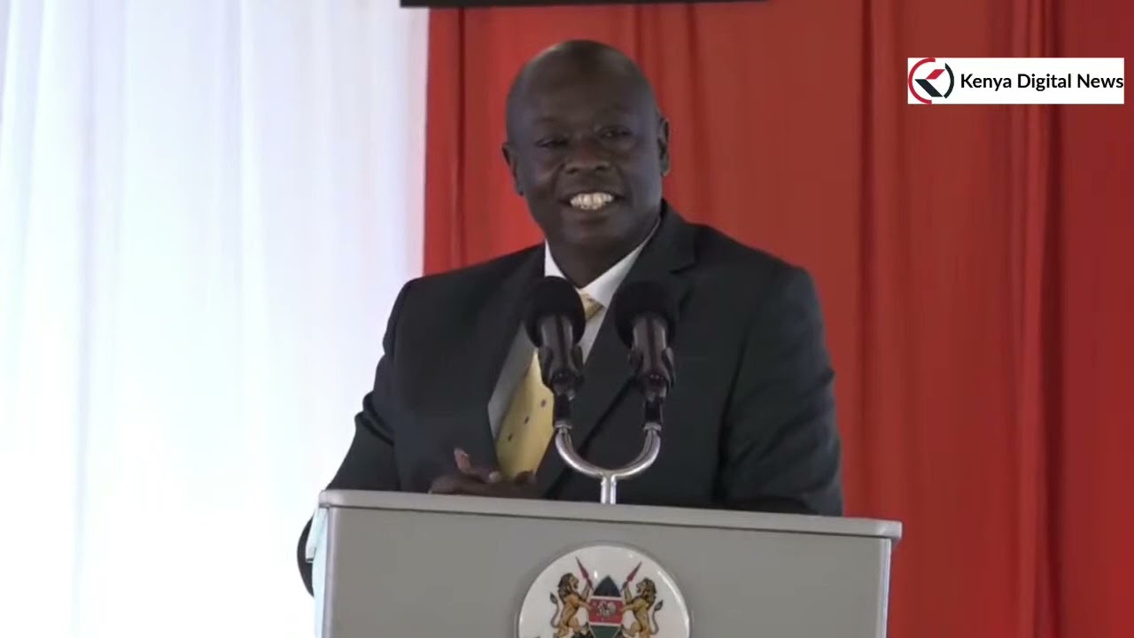 'MSICHEZE NA MIMI, NIMESOMA!' DP Gachagua causes laughter in Nyeri!!