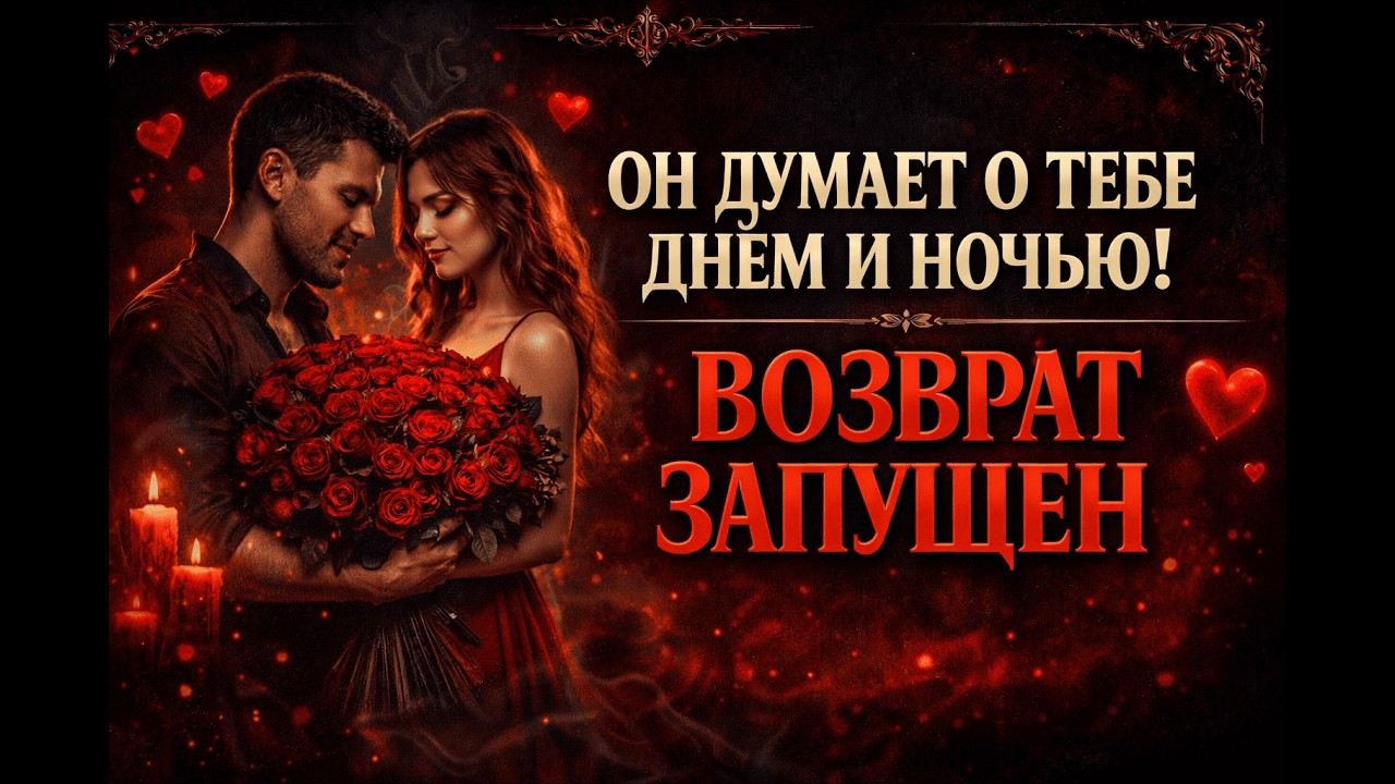💗ПОКА ТЫ СМОТРИШЬ – ОН НАЧИНАЕТ ТОСКОВАТЬ ПО ТЕБЕ! МОЩНЫЙ РИТУАЛ НА ВОЗВРАТ ЛЮБИМОГО
