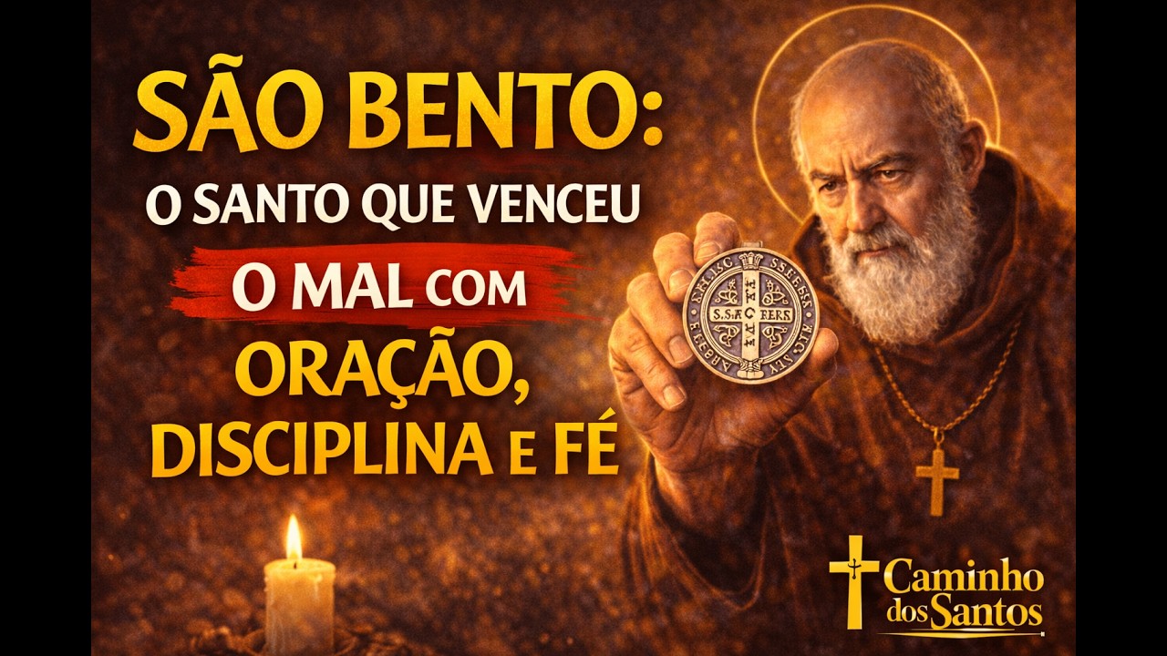 São Bento: o santo que venceu o mal com oração, disciplina e fé