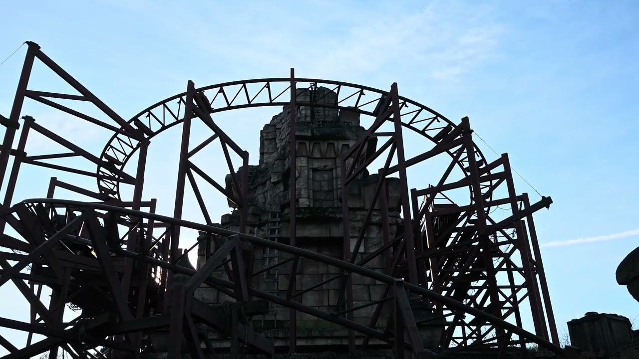 Indiana Jones and the Temple of Peril - Disneyland Paris - offride (4K)
