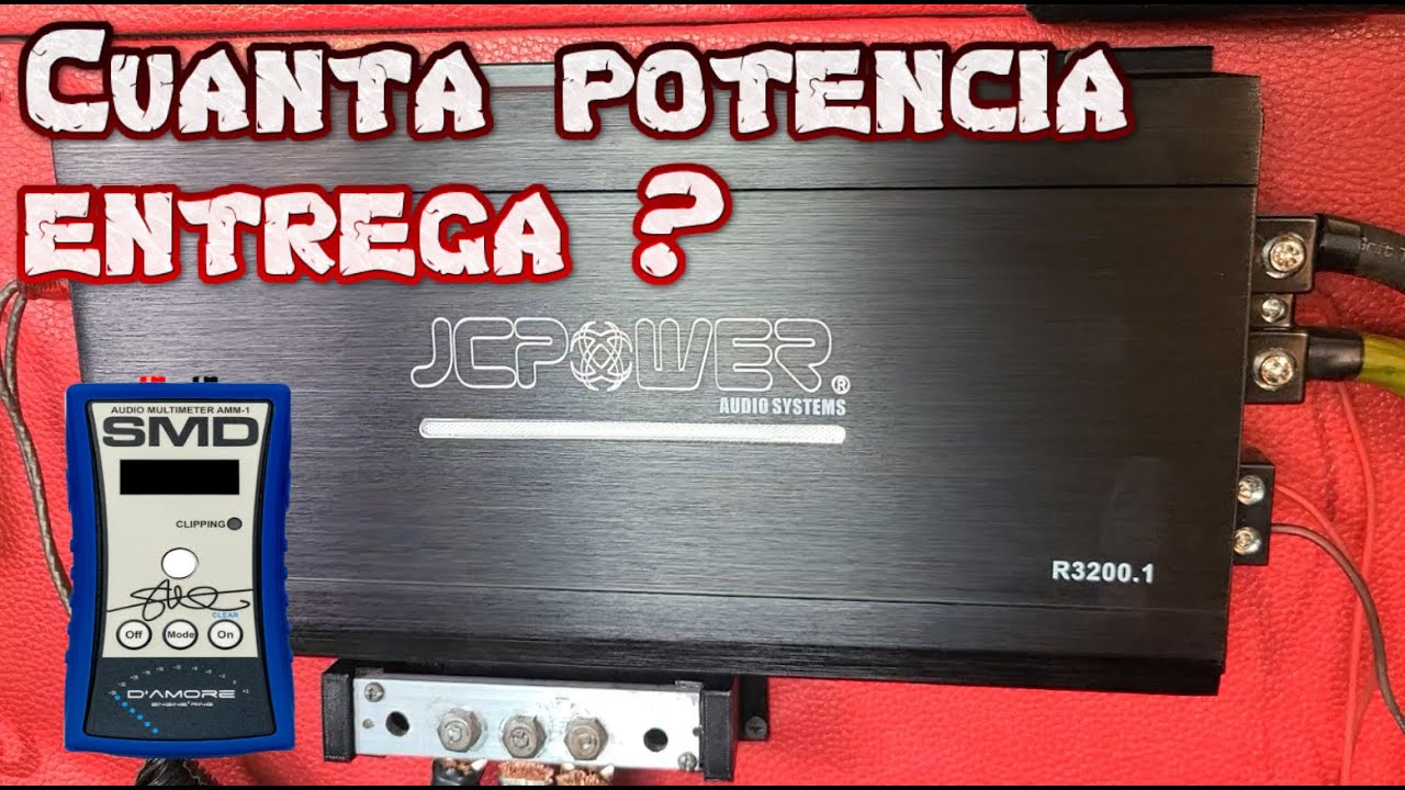 Prueba de potencia real amplificador JC Power R3200.1 🥵🥵🥵🥵