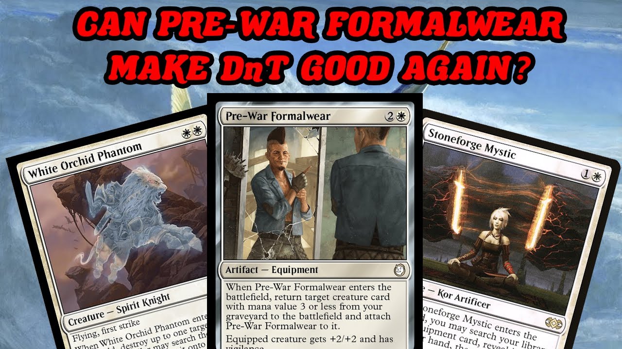 CAN PRE-WAR FORMALWEAK MAKE DnT GOOD AGAIN? Legacy monowhite Stoneblade midrange MTG