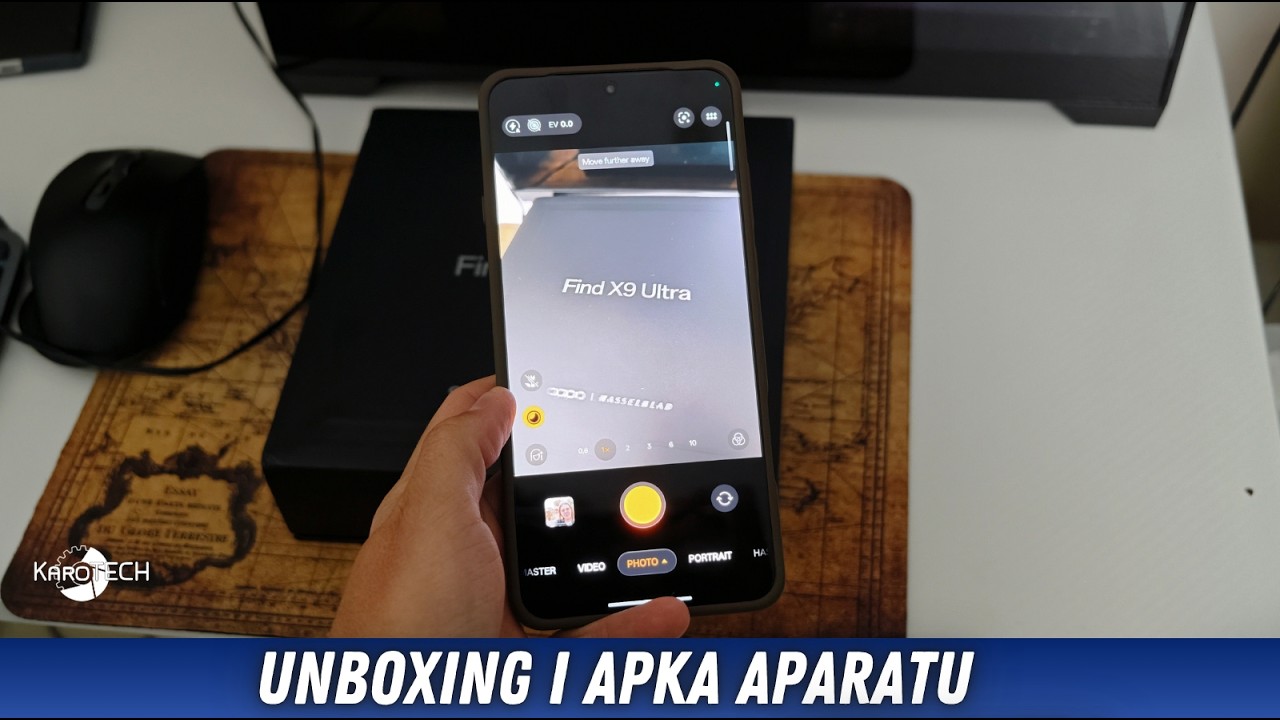 Oppo Find x9 Ultra - unboxing i przegląd apki aparatu