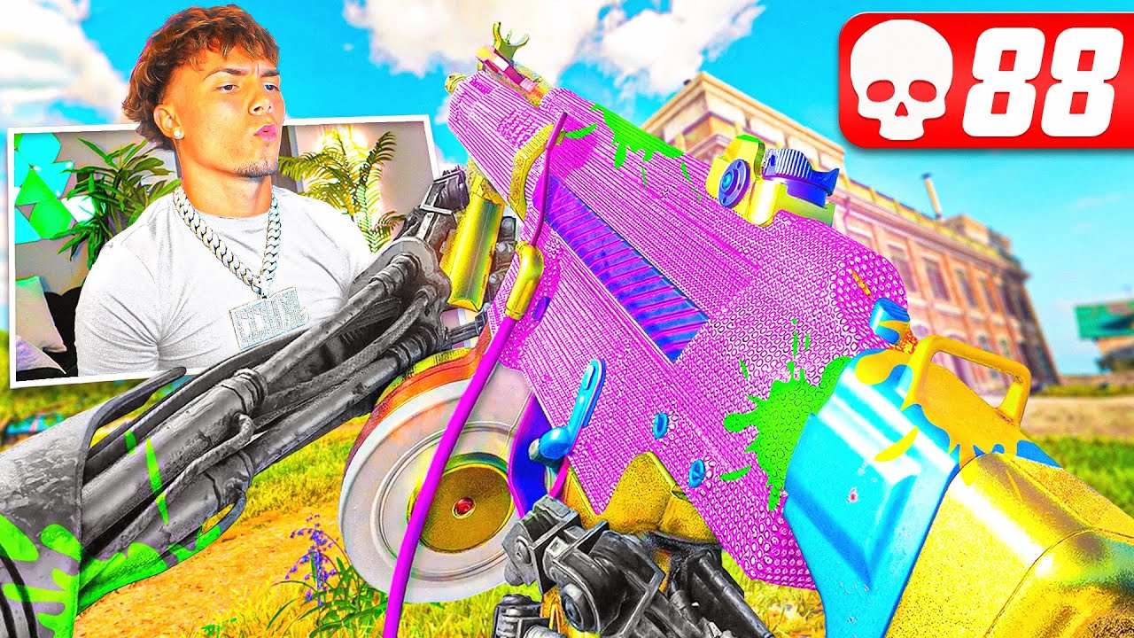 The NEW 2SHOT Paintball MP5 on Rebirth Island😍🎨