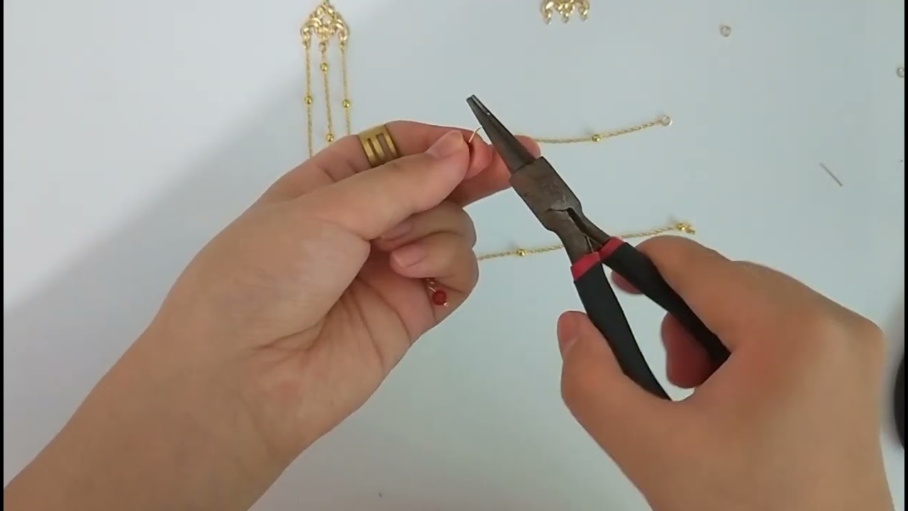 非遗-手工缠花-心心相印团扇（L19）缠花教程（3）