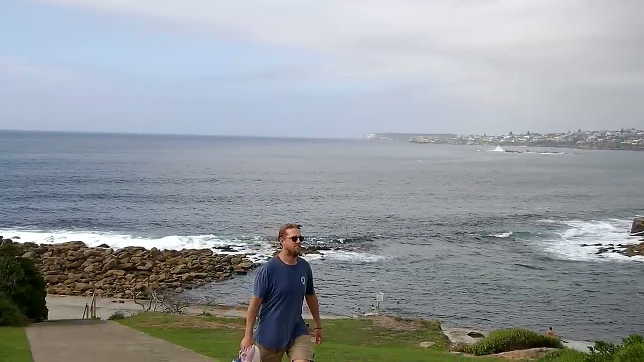 A Pan of Cloey and Coogee in the background