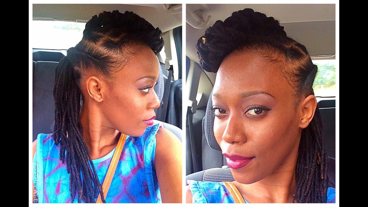 [No Retwist] Up and Down Loc Mohawk (inspire by Smileywitdalocs)