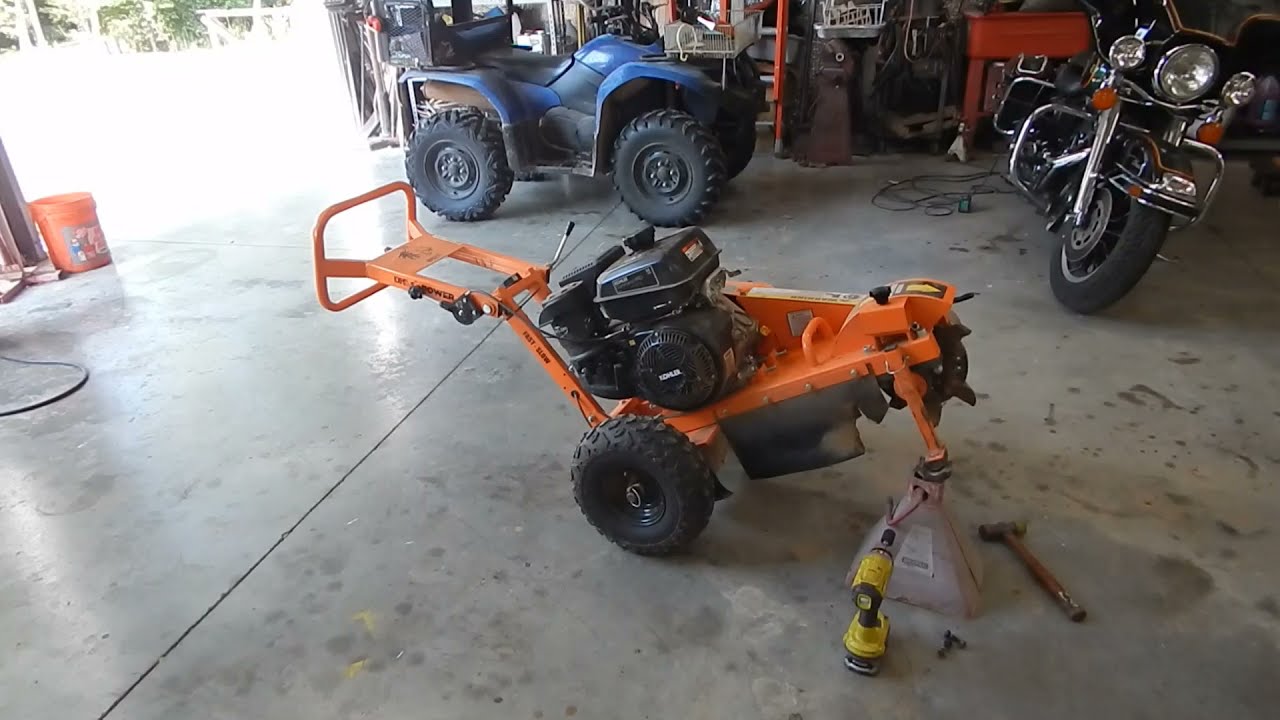 DK Stump Grinder New Grinding Teeth  Install