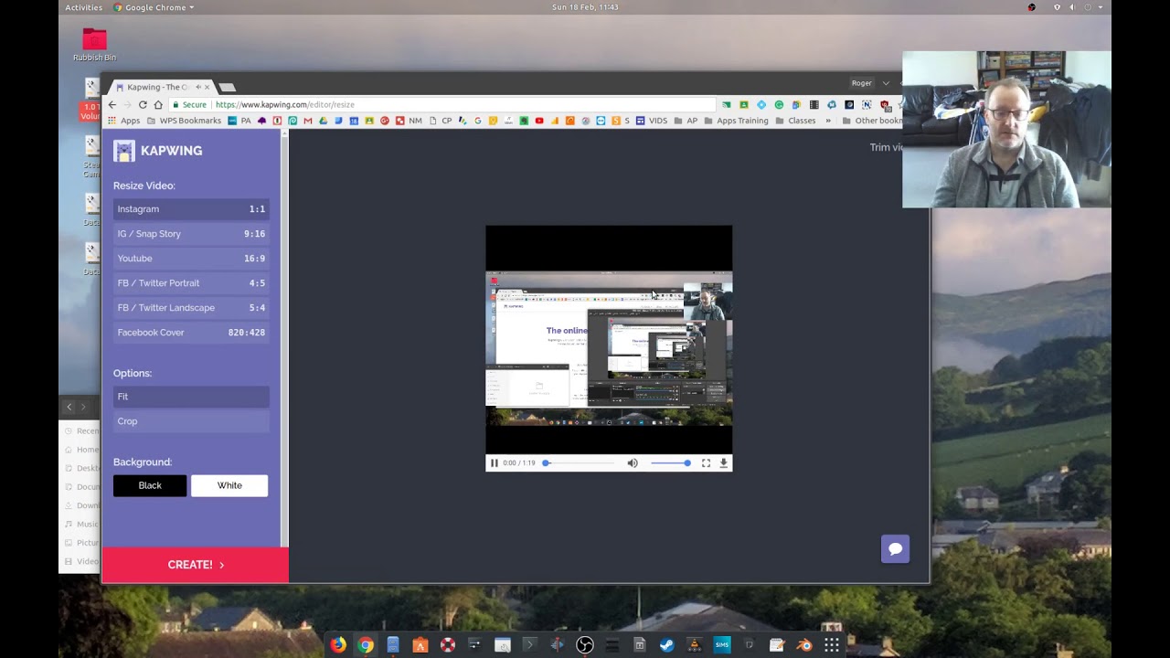 Kapwing online video editor